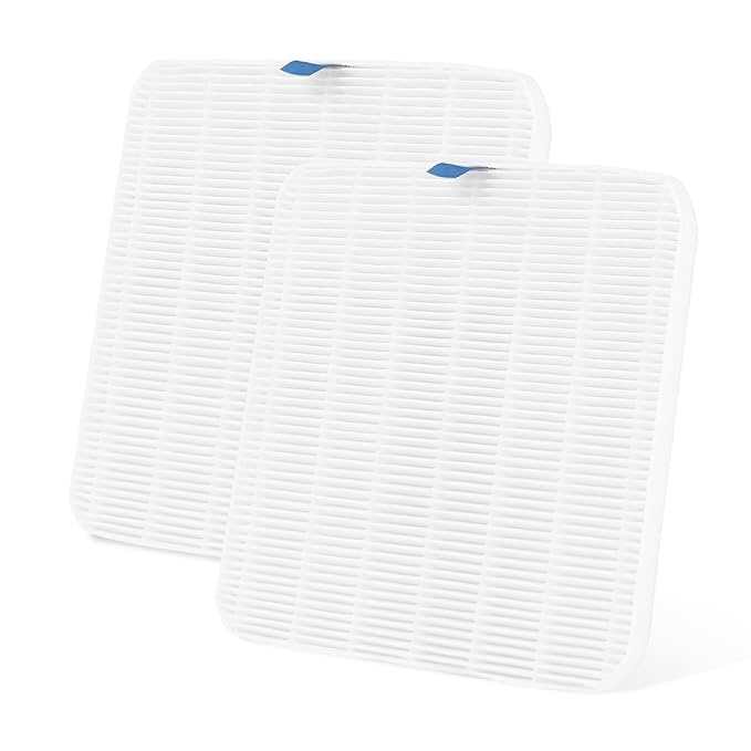 Makartt Nail Dust Collector Filter - Replacement Filter Reusable Dust Filter For Larina Nail Dust Collector Vacuum Fan Dust Nail Tool Attach 99% of Nail Dust Easy to Clean 2 Pack White-Velvo Beauty