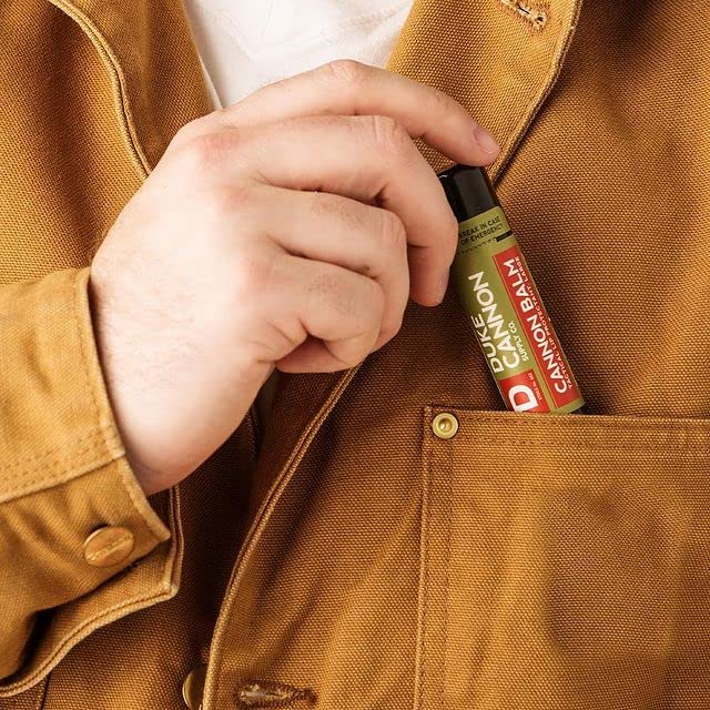 Duke Cannon Supply Co. - Tactical Lip Protectant Balm, Fresh Mint (3 Pack of 0.56 oz) Superior Performance Lip Protection Balm for Hard Working Men - Fresh Mint-Velvo Beauty