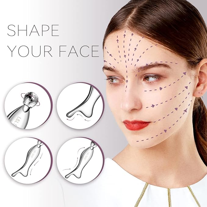 Gua sha Tool, Gua Sha Facial Tools by L&L SKIN, Face Roller Guasha for Skincare-Velvo Beauty