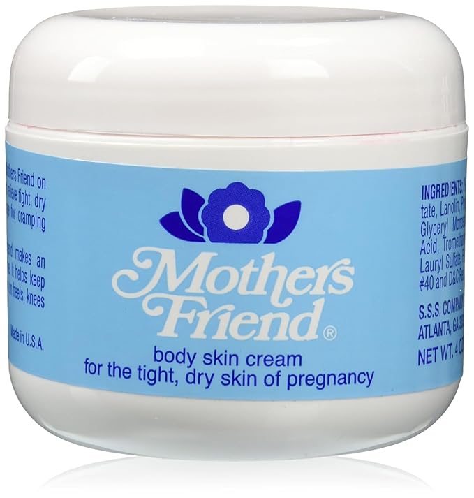 1 Pack of Mothers Friend Body and Skin Cream, for Stretched Tight and Dry Skin of Pregnancy-Velvo Beauty