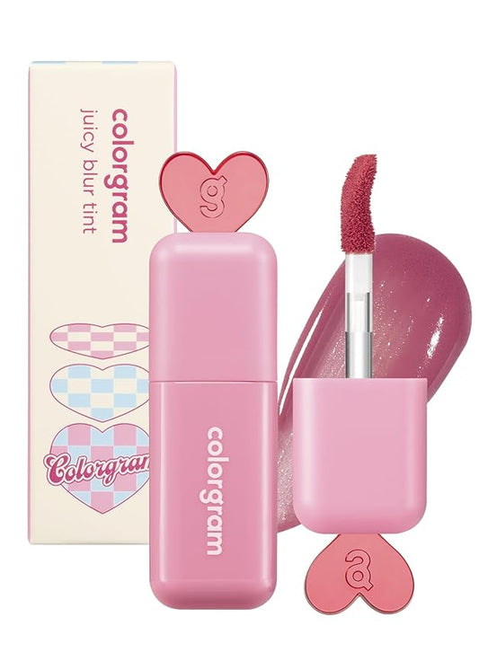COLORGRAM Juicy Blur Tint 04 Cushiony Peach | Daily Semi-Matte, Semi-Glossy, Long-Lasting Lip Stain, Moisturizing, Buildable & Blendable, highly Pigmented (0.12 Fl. Oz.)-Velvo Beauty