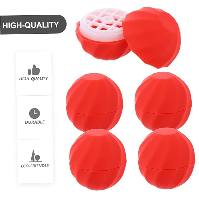 10pcs Box Spherical Lipstick Case Bulk Lip Balm Lipgloss Lip Gloss Round Ball Containers Lip Balm Containers Lip Balm Sphere Container Empty Lip Balm Sphere Lip Balm Bottles Red-Velvo Beauty
