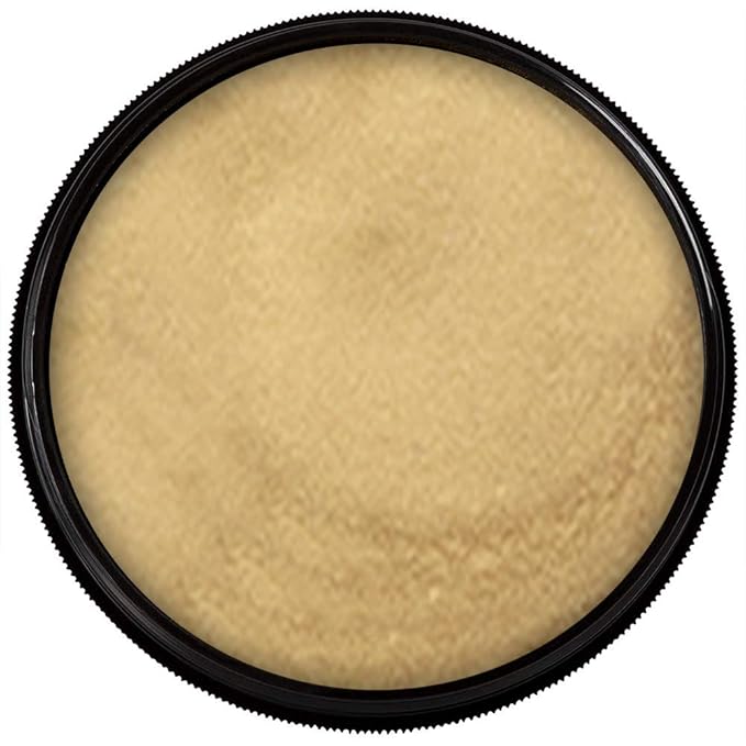 Mehron Makeup Foundation Greasepaint | Stage, Face Paint, Body Paint, Halloween Makeup 1.25 oz (38 g) (GOLD)-Velvo Beauty