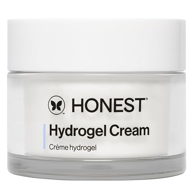 Honest Beauty Hydrogel Cream with Hyaluronic Acid | Lightweight, Moisturizing Water Cream | Gentle for Sensitive Skin, Fragrance Free, Vegan | 1.7 fl oz-Velvo Beauty