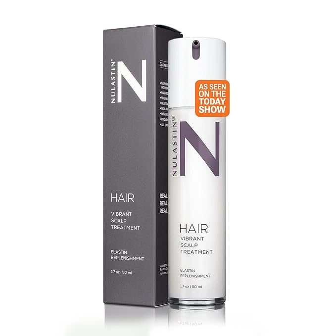 NULASTIN Hair Serum - HAIR Vibrant Scalp Treatment - Promote Scalp Care & Thicker Looking Volume in Thinning Hair - With Keratin & Peptides to Help Minimize Visible Shedding (1.7 Oz)-Velvo Beauty