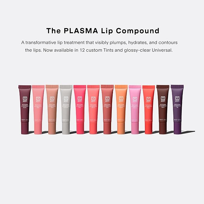 U Beauty The PLASMA Tinted Lip Compound - Anti-Aging & Anti-Wrinkle Lip Gloss, Hyaluronic Acid, Shea Butter & Peptides for Hydration & Plumping, Flush - 15 mL-Velvo Beauty