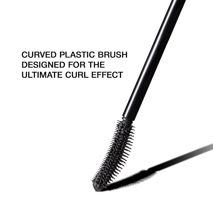 Black Mascara Queen Cobra – Volumizing, Curling, Lengthening – Soft Brush for Smooth Application – Long-Lasting & Weather-Proof – 0.34 fl.oz. - Made in Italy-Velvo Beauty