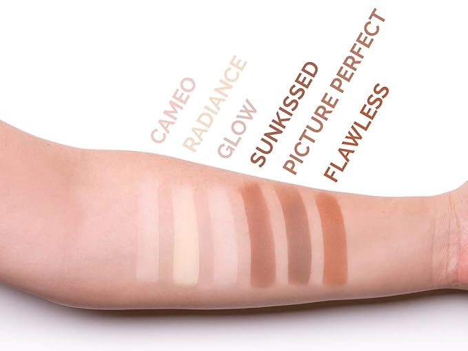 Aesthetica Cosmetics Contour and Highlighting Powder Foundation Palette/Contouring Makeup Kit; Easy-to-Follow, Step-by-Step Instructions Included-Velvo Beauty