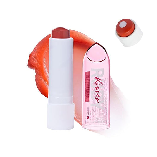 Ruby Kisses Balm Up Tinted Lip Balm, Non-Greasy Hydrating Formula, Nourishing Coconut Core & Vitamin E Infused, Lip Care with Natural Shine, Lightweight Sheer Color (Pink Nude)-Velvo Beauty