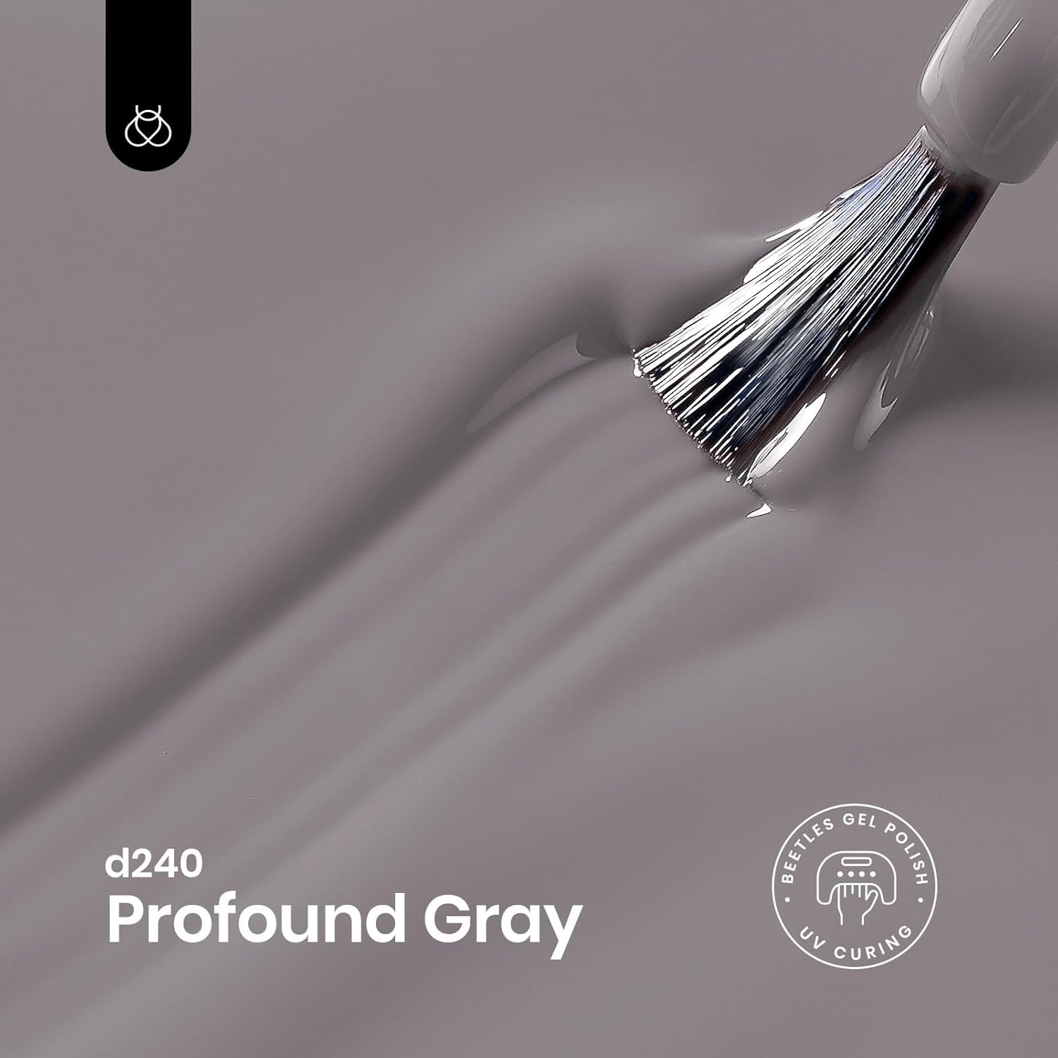 beetles 15 ml Gray Gel Nail Polish Neutral Light Pastel Solid Grey Color Soak Off LED UV Lamp DIY Manicure Decoration Nail Art Design Salon at Home Gift for Women Girls-Velvo Beauty