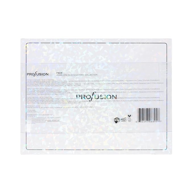 Profusion Cosmetics Complete Face Sculpting Collection for Festive Glam, Indulge in Luxury with Ultimate Makeup kit and Achieve Stunning Looks for Glamorous Holiday (Nude)-Velvo Beauty