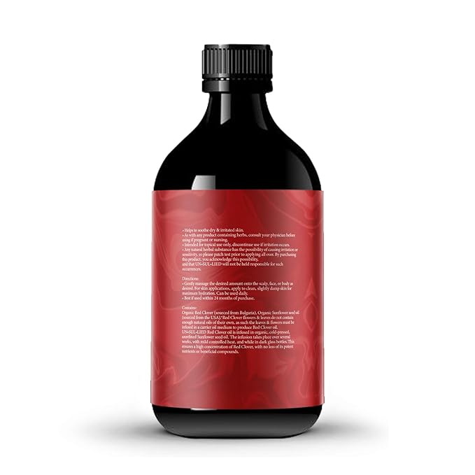 UN·SUL·LIED Red Clover Multipurpose Oil For Hair and Skin, 4 oz-Velvo Beauty