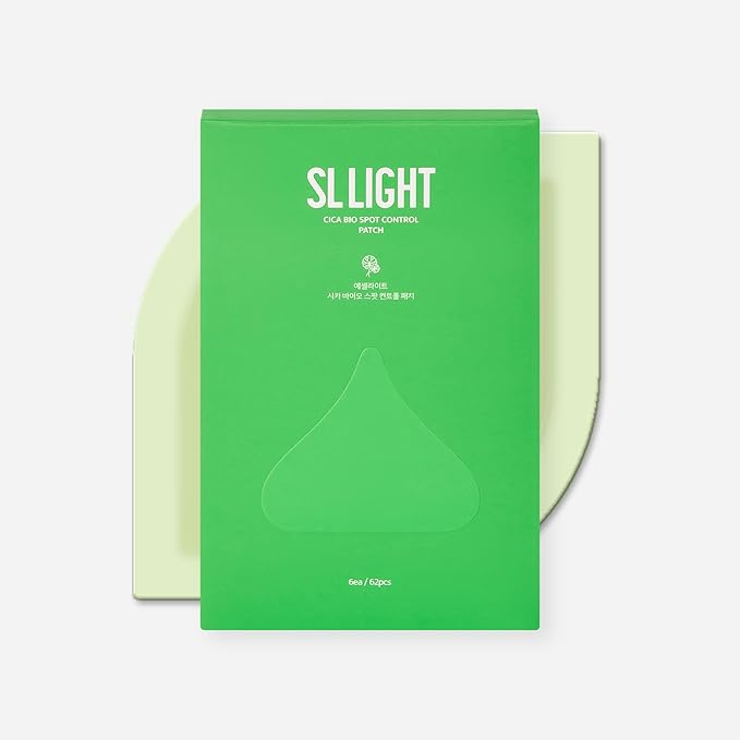 Cica Bio Spot Control Patch (1 Box, 62pcs) | Soothing Acne Patch for Redness & Blemishes | With Cica, Niacinamide & Tea Tree | Gentle for Sensitive Skin | Korean Skincare-Velvo Beauty