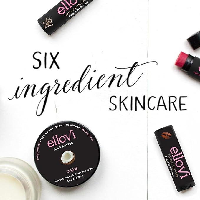 Natural Lip Butter Lip Balm - Coffee - Pure Enough to Eat - Made With Just 6 Vegan Ingredients - Moisturizing Lip Care for All Day Hydration-Velvo Beauty