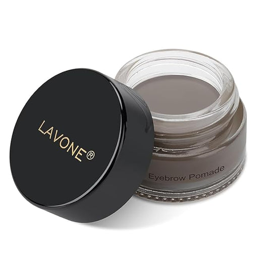 Eyebrow Pomade - Waterproof Brow Pomade for Long-lasting Results,Smudge Proof and Sweat Resistant Formula,Natural Eyebrow Makeup for All Skin Types and Tones - Grey-Velvo Beauty