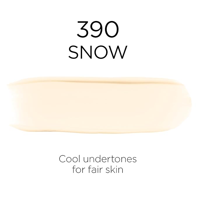 L'Oreal Paris Makeup Infallible Up to 32 Hour Fresh Wear Lightweight Foundation, 390 Snow, 1 Fl Oz, Packaging May Vary-Velvo Beauty