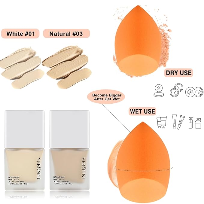 VERONNI Makeup Set,All In One Makeup Kit for Women Full Kit,Multipurpose Women's Makeup Sets,Beginners and Professionals Alike,Easy to Carry (Kit 011 (22pcs))-Velvo Beauty