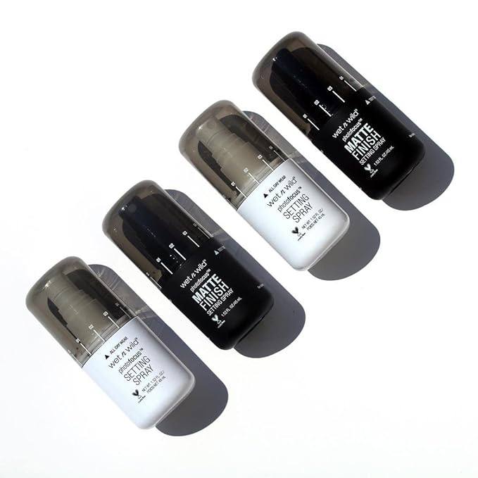 wet n wild Photo Focus Setting Mist, Up to 24HR Wear, Lightweight & Nourishing Aloe Formula Suitable for All Skin Types, Cruelty-Free & Vegan - Matte Appeal-Velvo Beauty