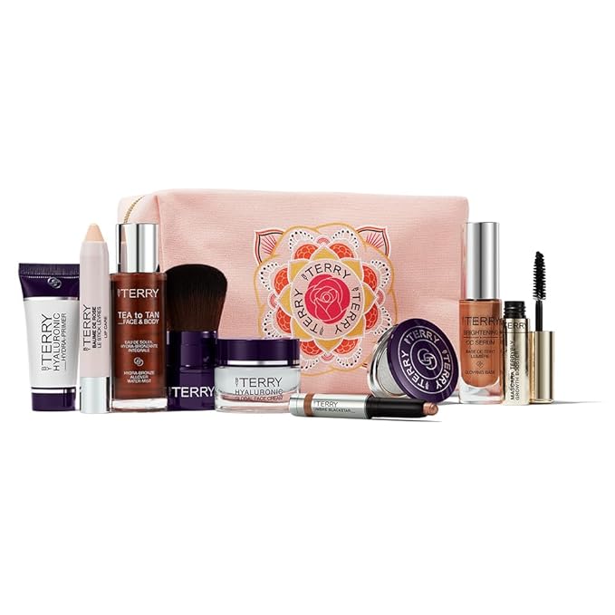 By Terry Try Me Love Me Set, 9 Makeup Products & Zipper Pouch, Face, Eyes, Lips & Skin Favorites-Velvo Beauty
