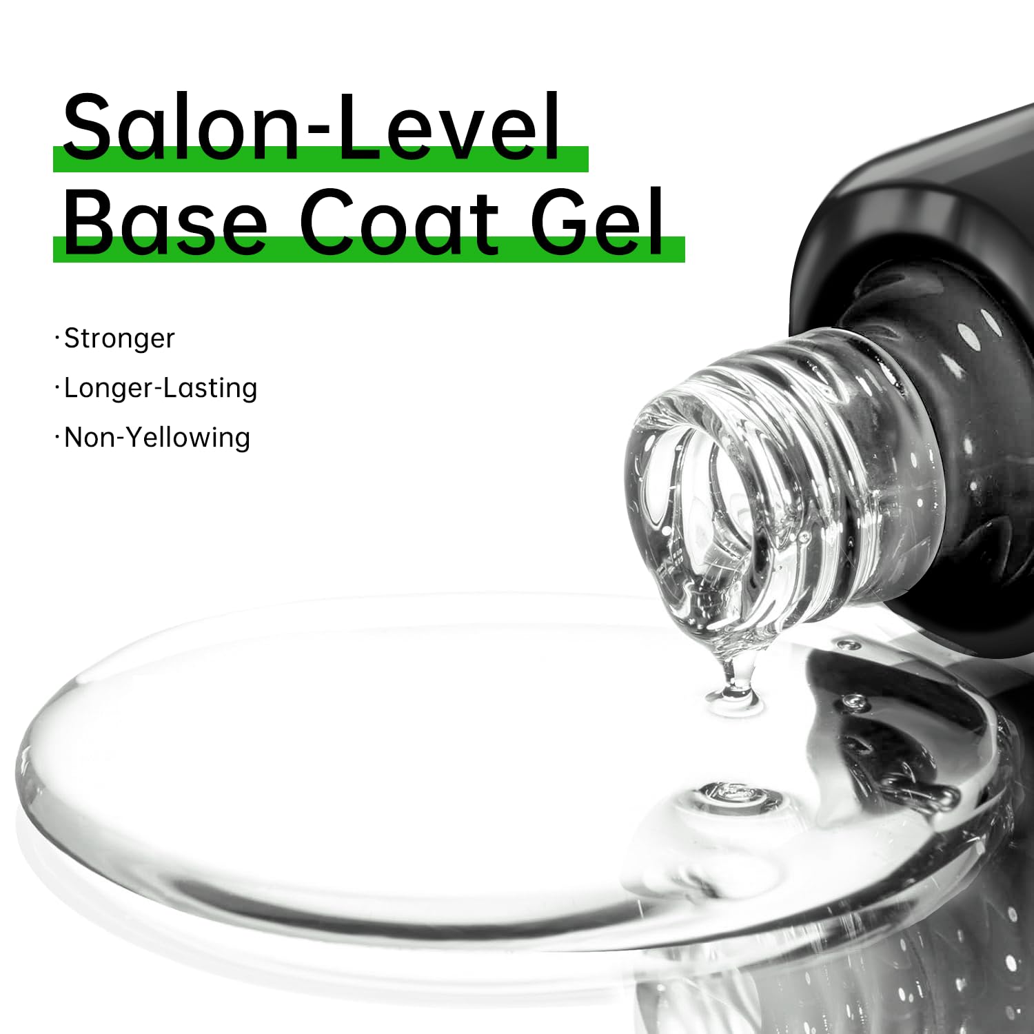 2pcs 0.5 fl oz Hema Free Gel Nail Polish No Wipe Top and Base Coat Set-Velvo Beauty