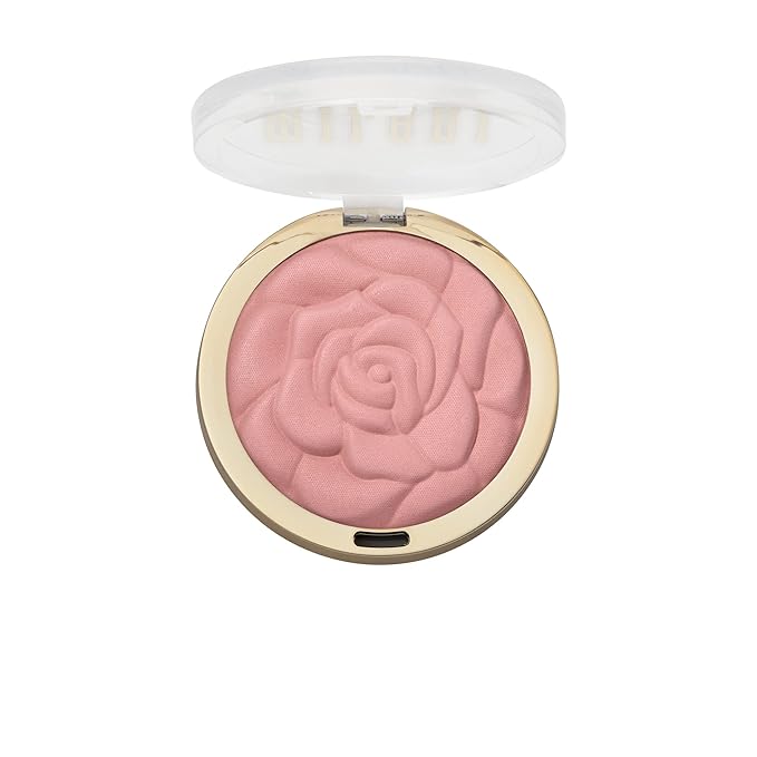 Milani Rose Blush, Powder Blush for Cheeks, Cruelty Free Makeup - Shape, Contour & Highlight Face for a Natural Matte Finish -Romantic Rose-Velvo Beauty