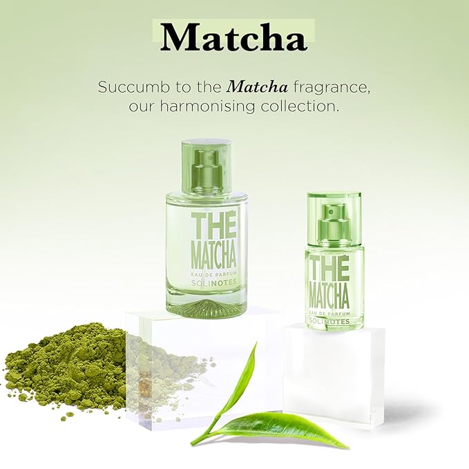 SOLINOTES Matcha Tea Perfume for Women - Eau De Parfum | Delicate Floral and Soothing Scent - Made in France - Vegan - 1.7 fl.oz-Velvo Beauty