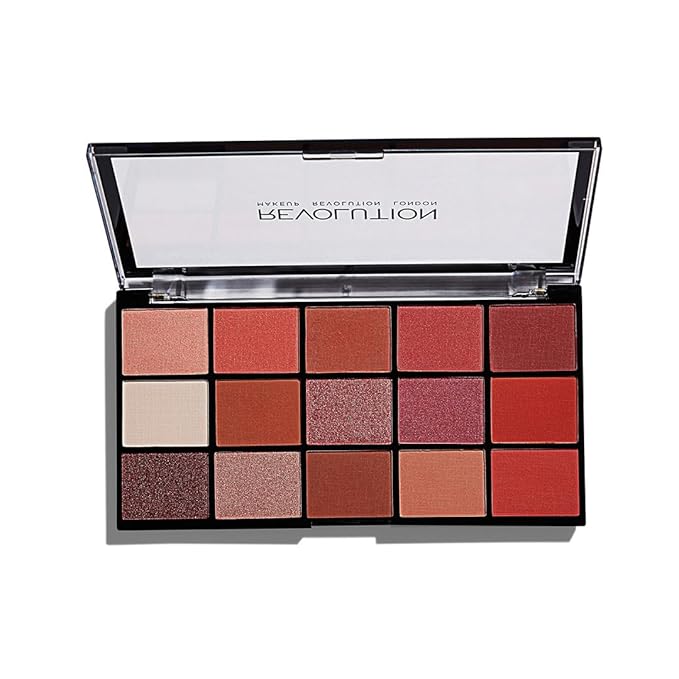 Makeup Revolution Eyeshadow Palette, Reloaded Iconic Newtrals 2, Face Make Up, Compact Eye Shadow Palette by Revolution Beauty-Velvo Beauty