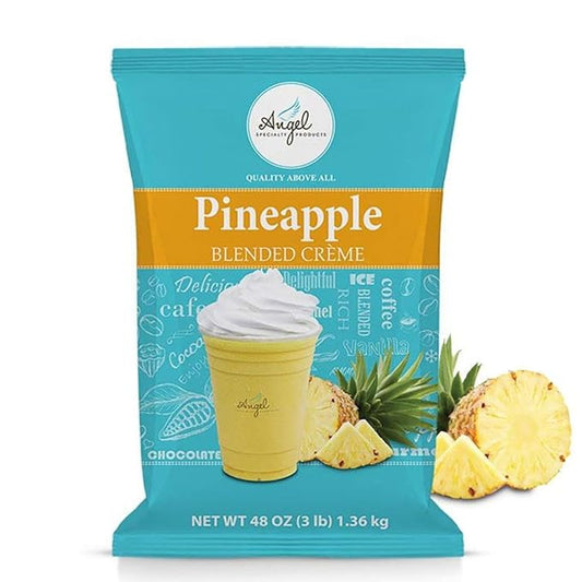 Angel Specialty Products, Blended Smoothie, Frappe Powder Mix, Pineapple [3 LB] [34 Servings]-Velvo Beauty