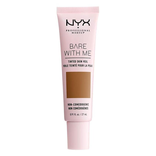 NYX PROFESSIONAL MAKEUP Bare With Me Tinted Skin Veil, Lightweight BB Cream - Cinnamon Mahogany-Velvo Beauty