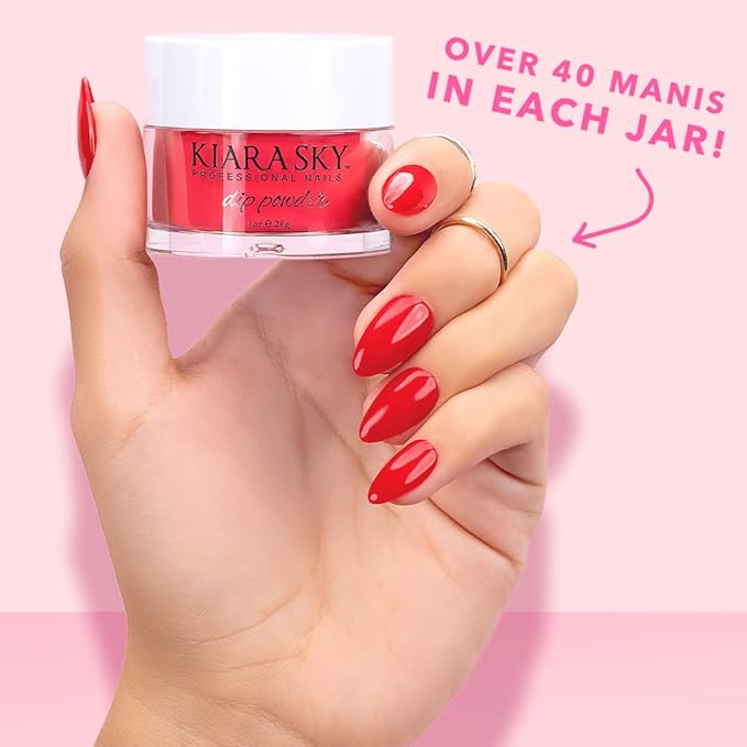 Kiara Sky Long Lasting Nail Dip Powder Pink Tones 1 oz, Flower Child-Velvo Beauty