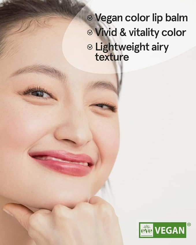 ATHÉ Authentic Airy Lip Balm 02 SO WARM, Korean Vegan Color Lip Blam, Flake-Free Slim Fit Lips, Silky Powdery Finish & Air-like Blurring with Vibrant Colors, 0.11oz.-Velvo Beauty