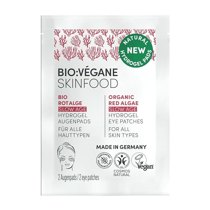 SKINFOOD Organic Red Algae Slow Age Hydrogel Eye Patches For All Skin Types (3 Pack)-Velvo Beauty