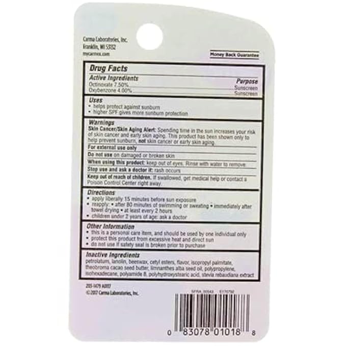 Carmex Daily Care Lip Balm Strawberry SPF 15 0.35 oz (Tube in Blister Pack)-Velvo Beauty