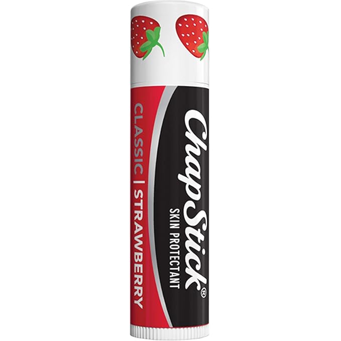 Chapstick Lip Balm-Classic Strawberry 3 Pack-Velvo Beauty