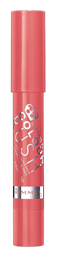 Rimmel Lasting Finish Colour Rush Lip Color Balm, Sun Kissed, 0.095 Fluid Ounce-Velvo Beauty