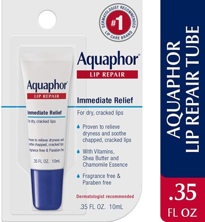 Aquaphor Lip Repair 0.35 oz (Pack of 5)-Velvo Beauty