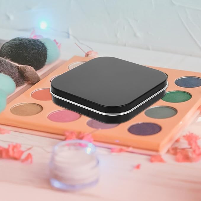 Makeup Pallet Magnetic Travel Containers Eyeshadow Palettes 2pcs Empty Eyeshadow empty eyeshadow empty makeup makeup Makeup Empty Empty Eyeshadow Containers Makeup Pallet Black Eyeshadow-Velvo Beauty