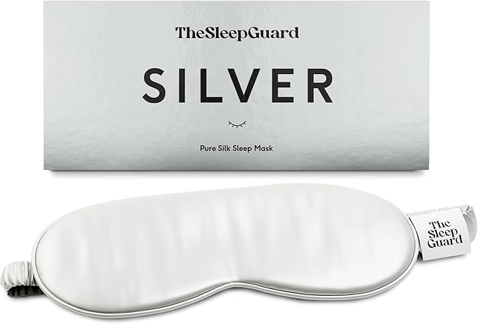 Pure Silk Sleep Mask [100% 6A Mulberry Silk, 22 Momme] Light Blocking Travel Essentials. Eye Masks for Sleeping. Black Oeko-Tex Blindfold. Eye Covers for Men & Women-Velvo Beauty