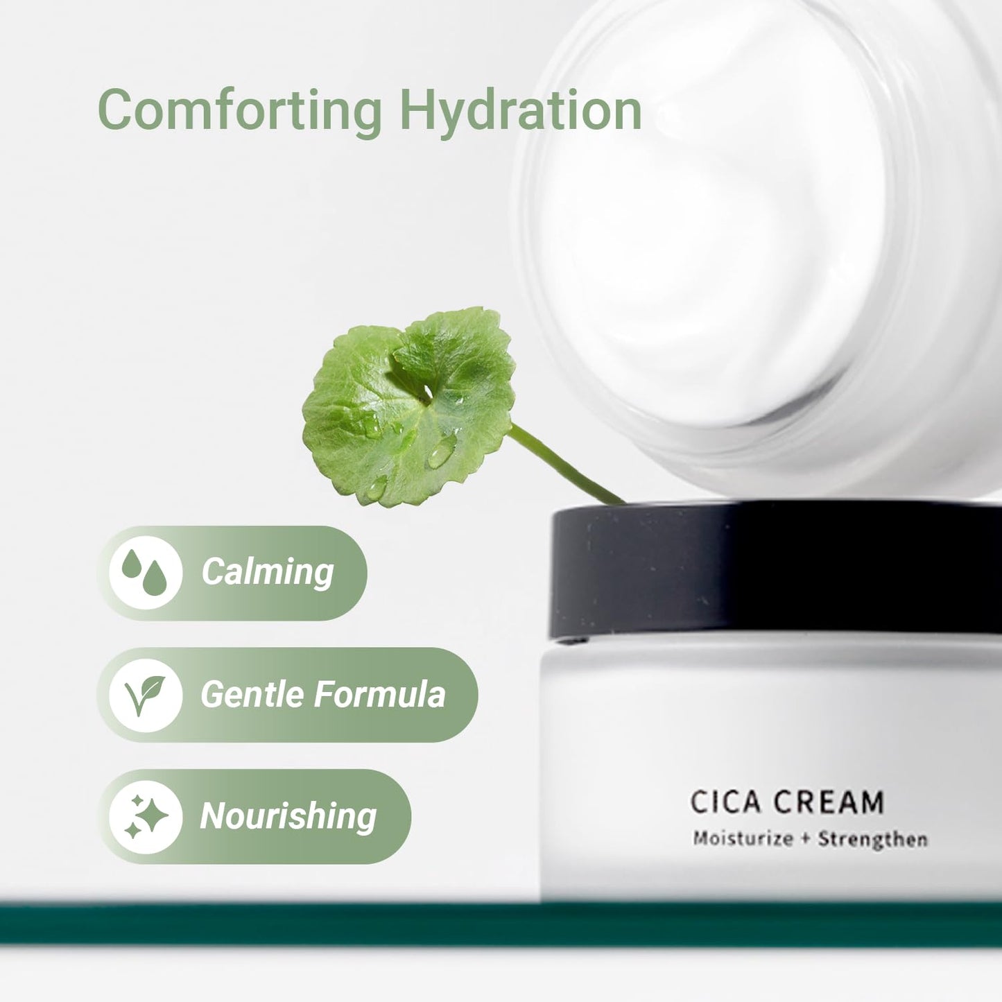 Meebak Cica Cream | Daily Repair Moisturizer with Niacinamide, Ceramide, & Retinol | Deep Hydration & Soothing | Locks in Moisture | Suitable for Sensitive Skin-Velvo Beauty