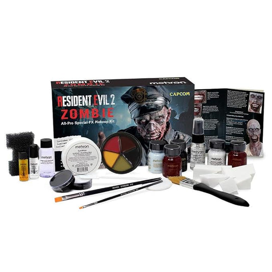 Mehron Makeup RE2 Zombie All-Pro Makeup Kit-Velvo Beauty