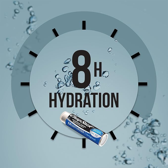 ChapStick Moisturizer 2-in-1 Lipcare 6-Pack (3 Original, 3 Cool Mint) – 8-Hour Lip Balm with Broad Spectrum SPF, Aloe & Vitamin E, 0.15 Ea-Velvo Beauty