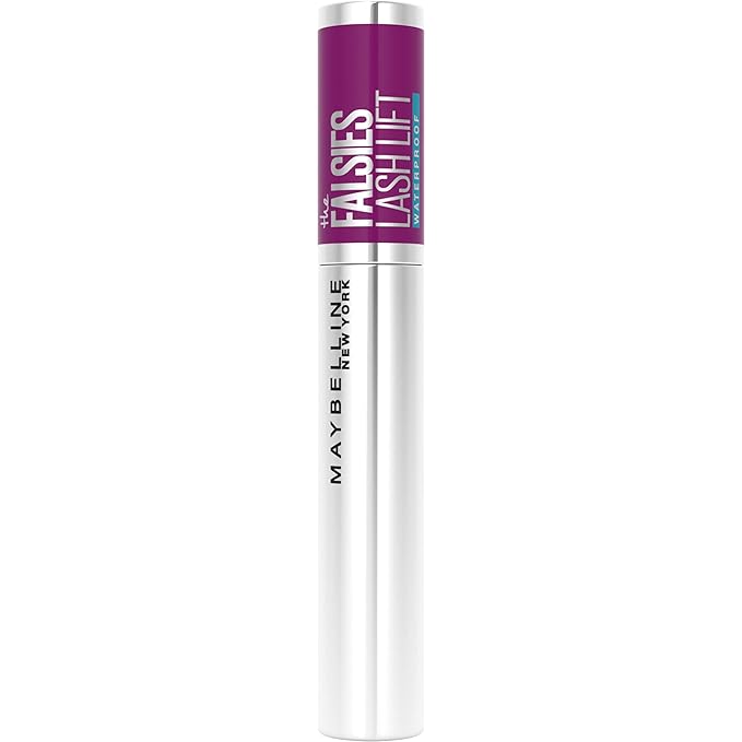 Maybelline The Falsies Lash Lift Waterproof Mascara Volumizing, Lengthening, Lifting, Curling, Multiplying, Eye Makeup, Very Black, 1 Count-Velvo Beauty