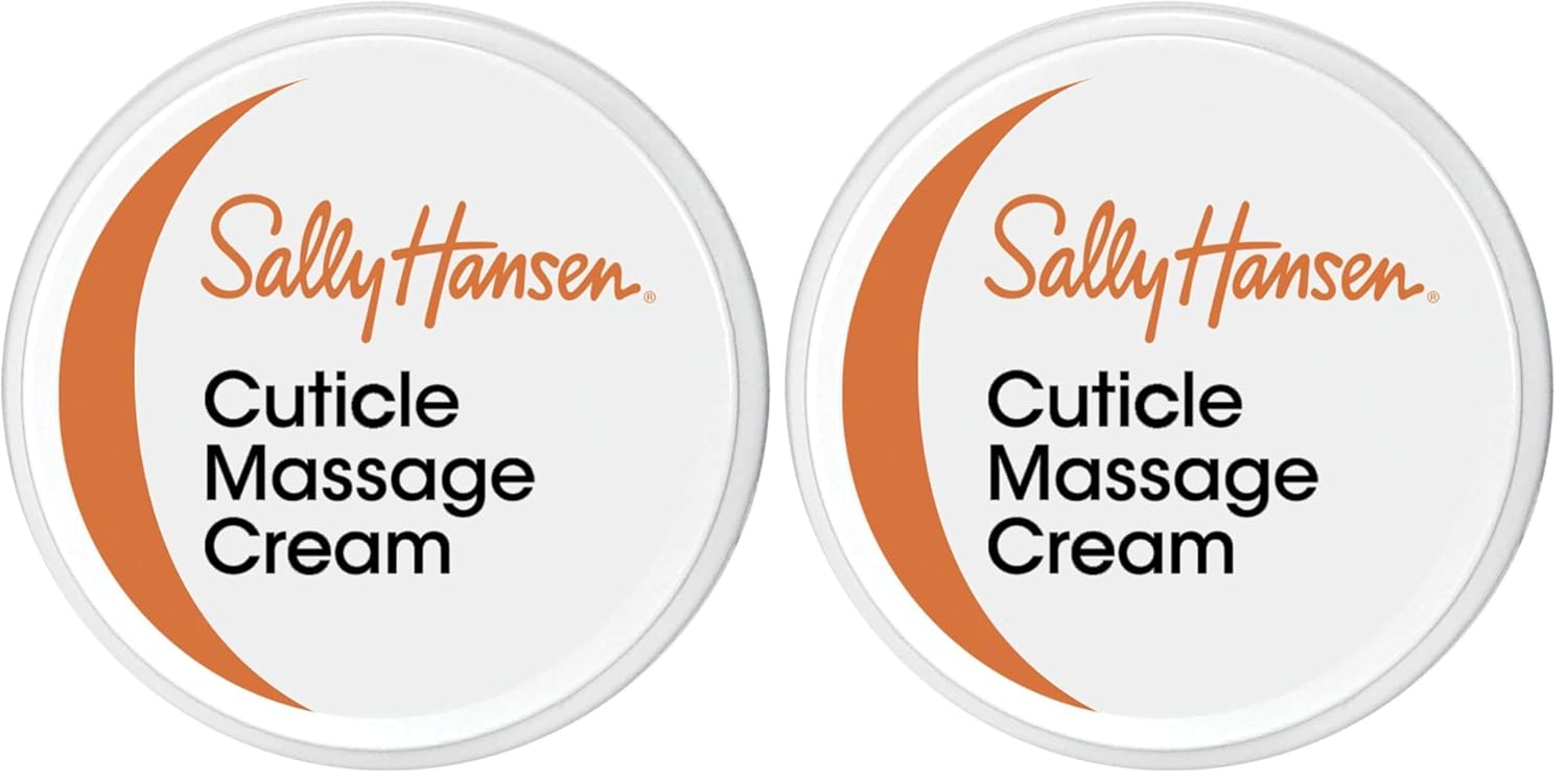 Sally Hansen Cuticle Massage Cream, Cuticle Care, Nourishing, Includes Apricot Oil (Pack of 2)-Velvo Beauty