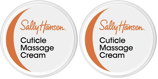 Sally Hansen Cuticle Massage Cream, Cuticle Care, Nourishing, Includes Apricot Oil (Pack of 2)-Velvo Beauty