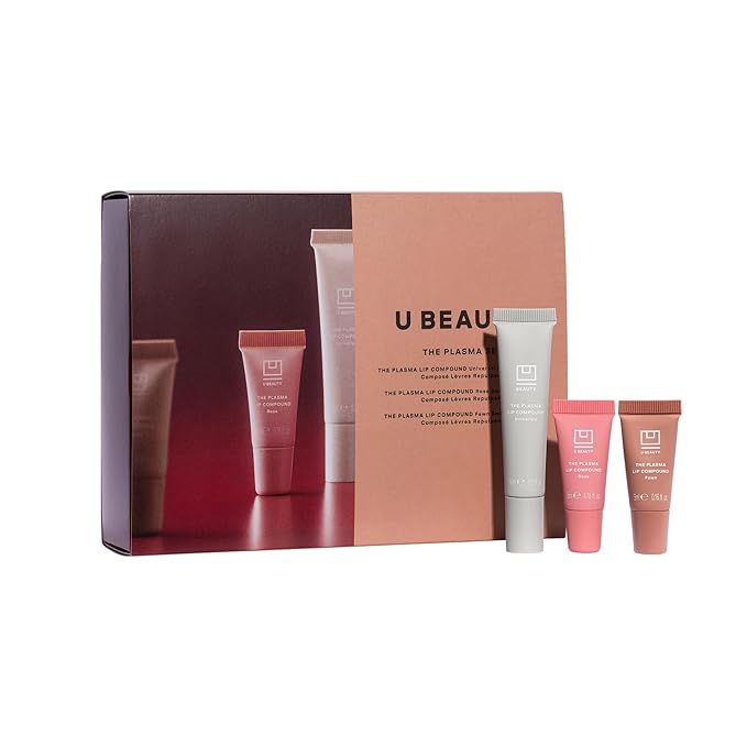 U Beauty The PLASMA Tinted Lip Compound - Anti-Aging & Anti-Wrinkle Lip Gloss, Hyaluronic Acid, Shea Butter & Peptides for Hydration & Plumping,Set - 15 mL-Velvo Beauty