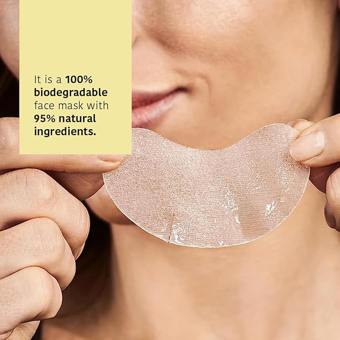 Eye Masks for Anti-Fatigue & Illuminating, Pack of 5 Pairs - Reduces Dark Circles, Puffiness - Hydrating with Vitamin C, Cucumber, Hyaluronic Acid - Vegan, Cruelty-Free Skincare Treatment-Velvo Beauty