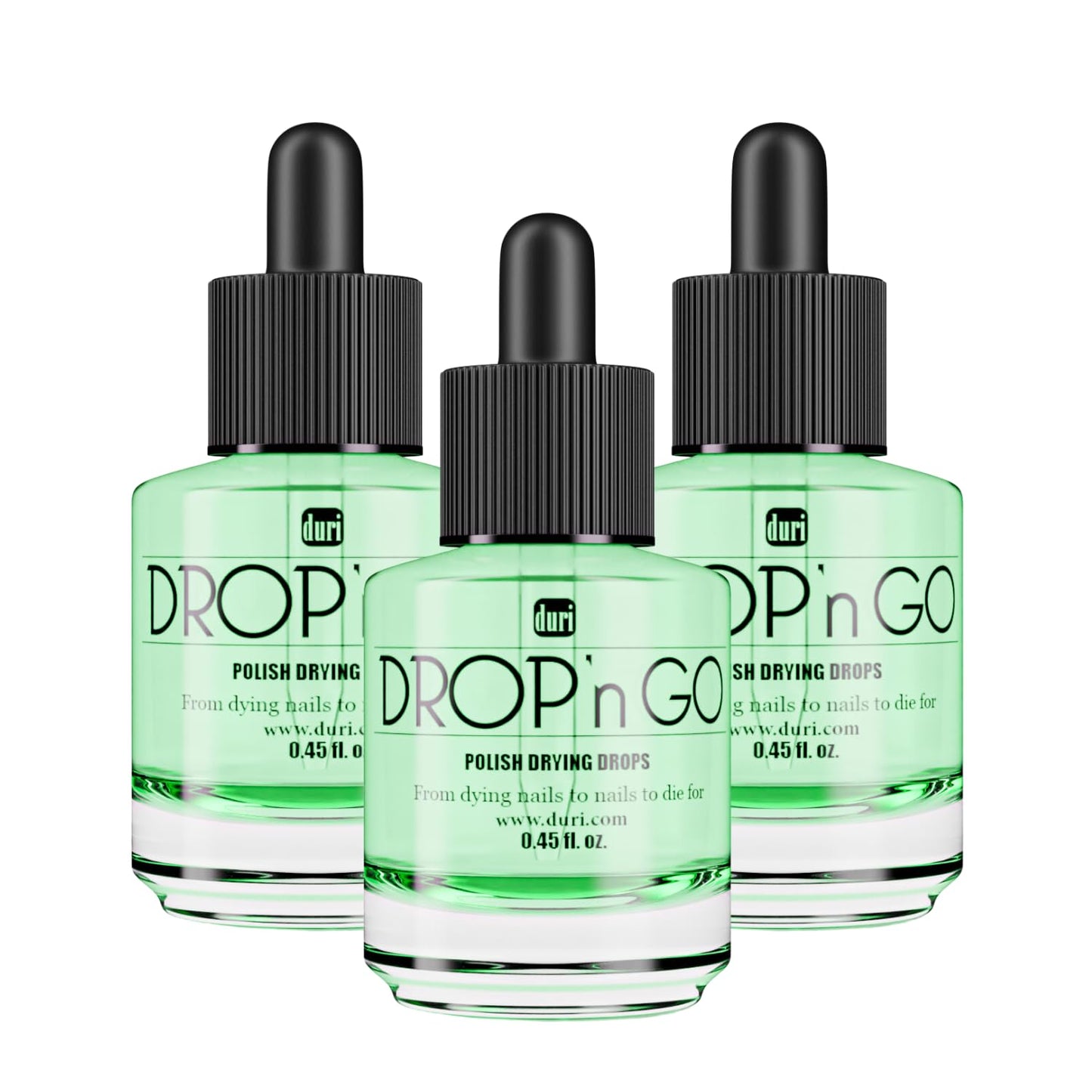 Duri Cosmetics, Drop'n Go Quick Dry Nail Drops (Drop'n Go (Pack of 3)-Velvo Beauty