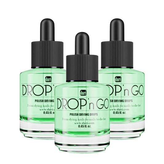 Duri Cosmetics, Drop'n Go Quick Dry Nail Drops (Drop'n Go (Pack of 3)-Velvo Beauty