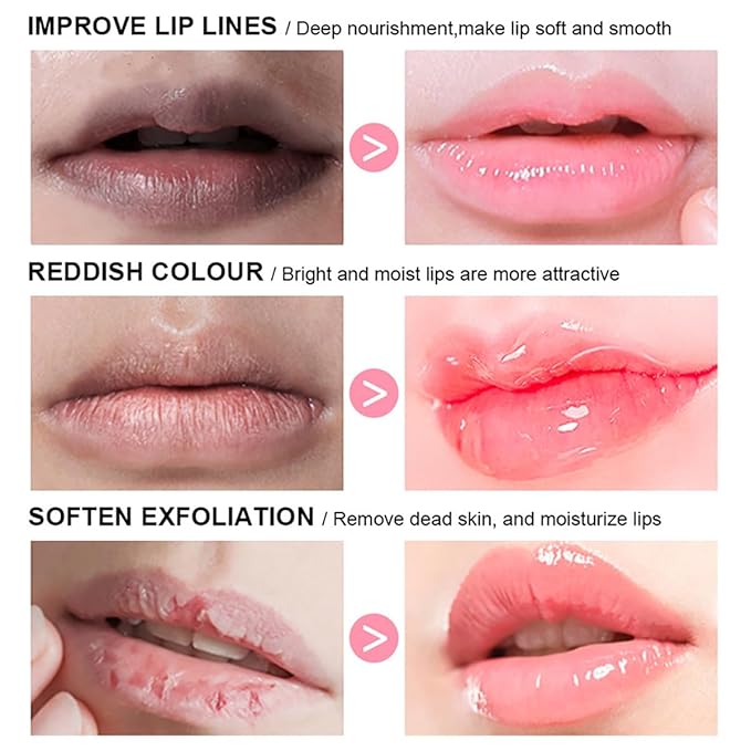 Sleeping Lip Mask, Long-Lasting Nourish & Hydrate Lip Mask, Lip Balm, Lip Oil, Lip Skin Care, Hydrating, Moisturizing Lip Lines Night Sleep Care Lip Anti-chapped Lip Cream (02# Berry)-Velvo Beauty