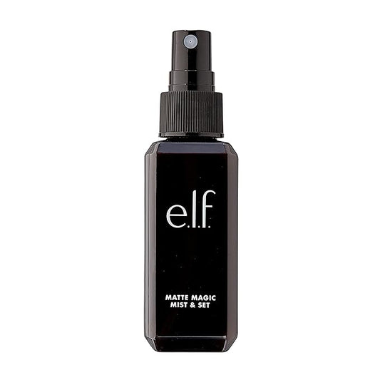 e.l.f. Matte Magic Mist & Set - Small, Lightweight, Long Lasting, Mattifying, Revitalizes, Controls Shine, Refreshes, Hydrates, All-Day Wear, 2.0 Fl Oz-Velvo Beauty
